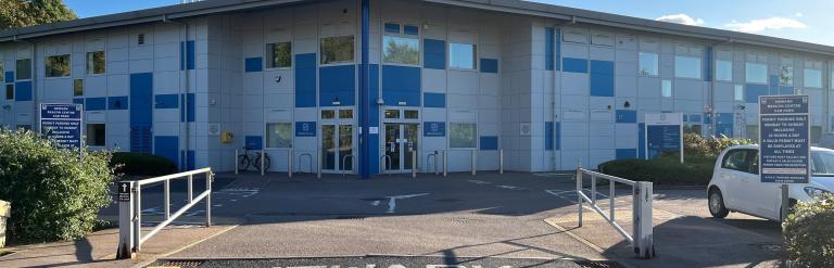 A view of the Newark Beacon office from outside.